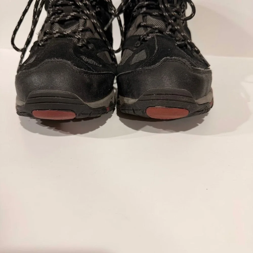 Bearpaw Brock Mens Hiking Boots Black Trail‎ Shoes Size 9 Camping Gorp Granola